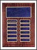 Perpetual Plaque with 12 Sapphire Plates (9"x12")